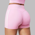 Seamless-Front Biker Shorts