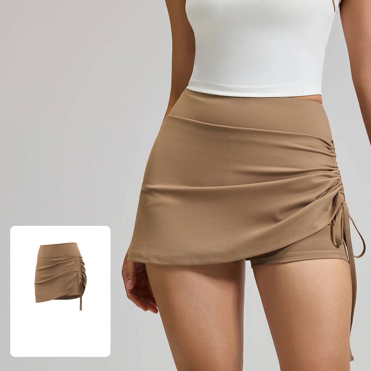 Ruffle Pleated Skort