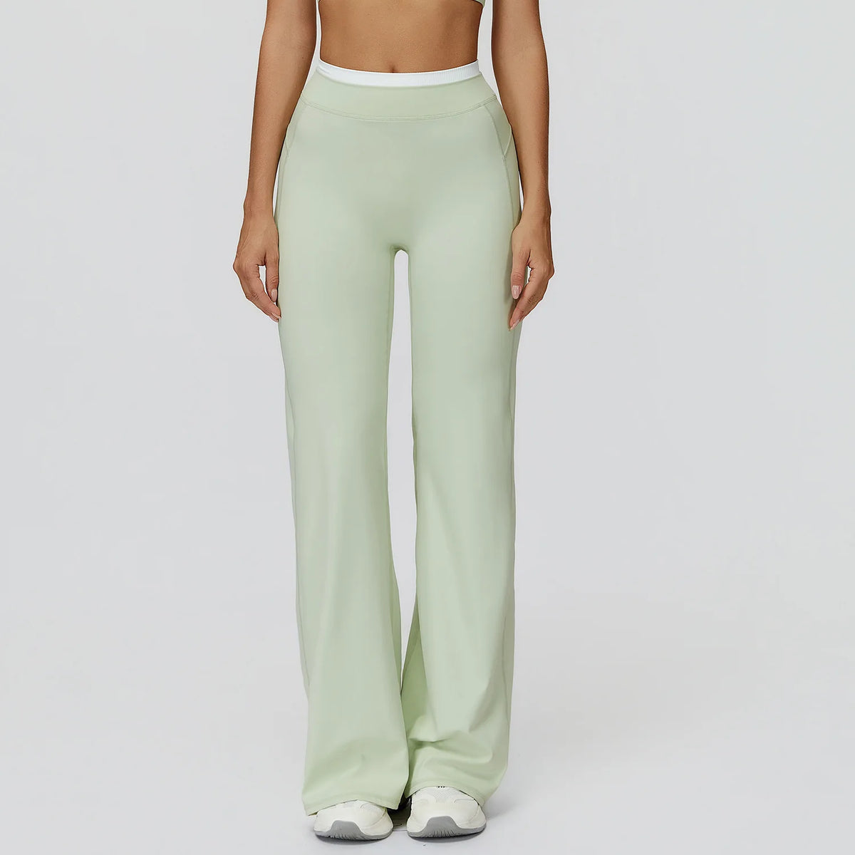 High-Rise Bootcut Pants