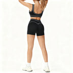 Seamless Compression Shorts Set