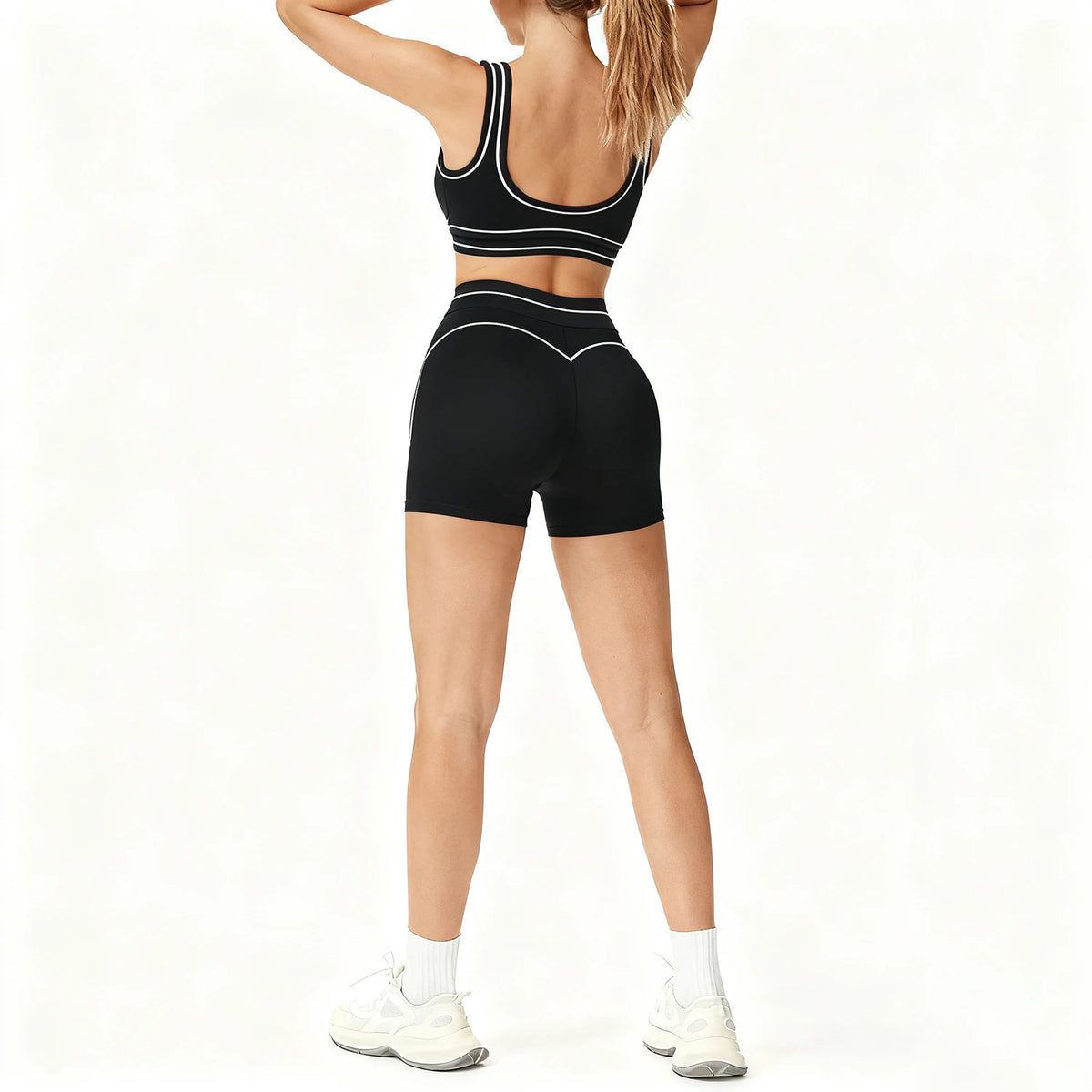 Seamless Compression Shorts Set