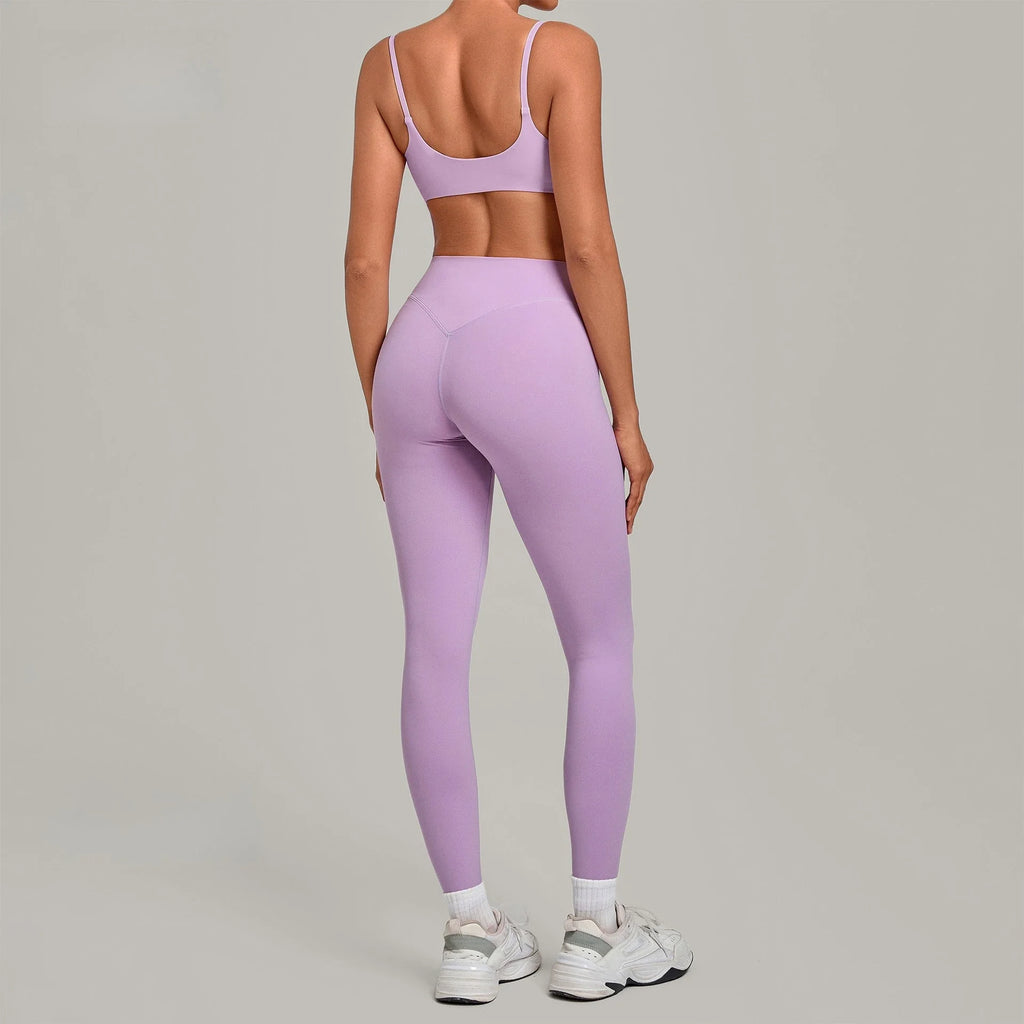 Spaghetti Strap Leggings Set