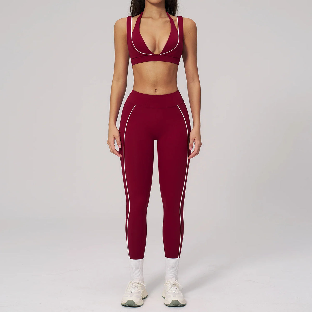 Cross-Back Leggings Set