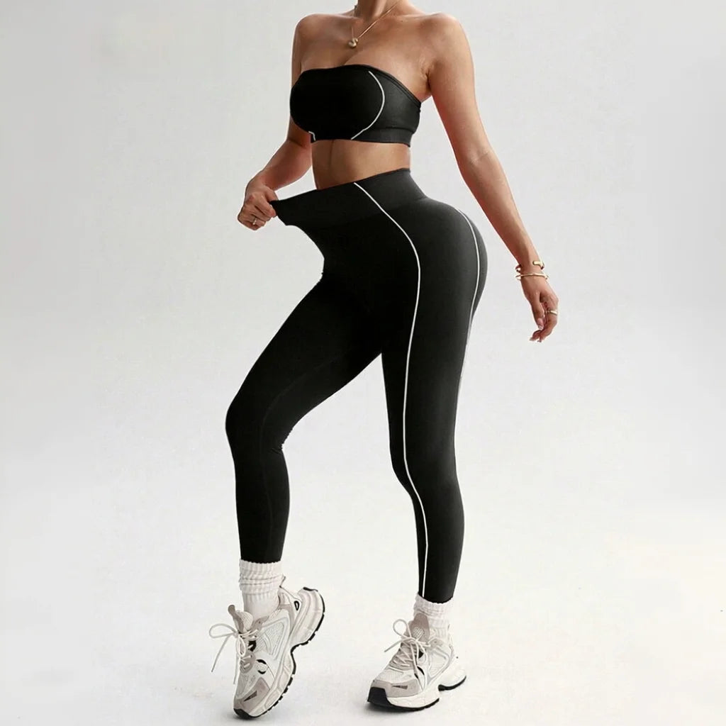 Wrap Top Scrunch Set