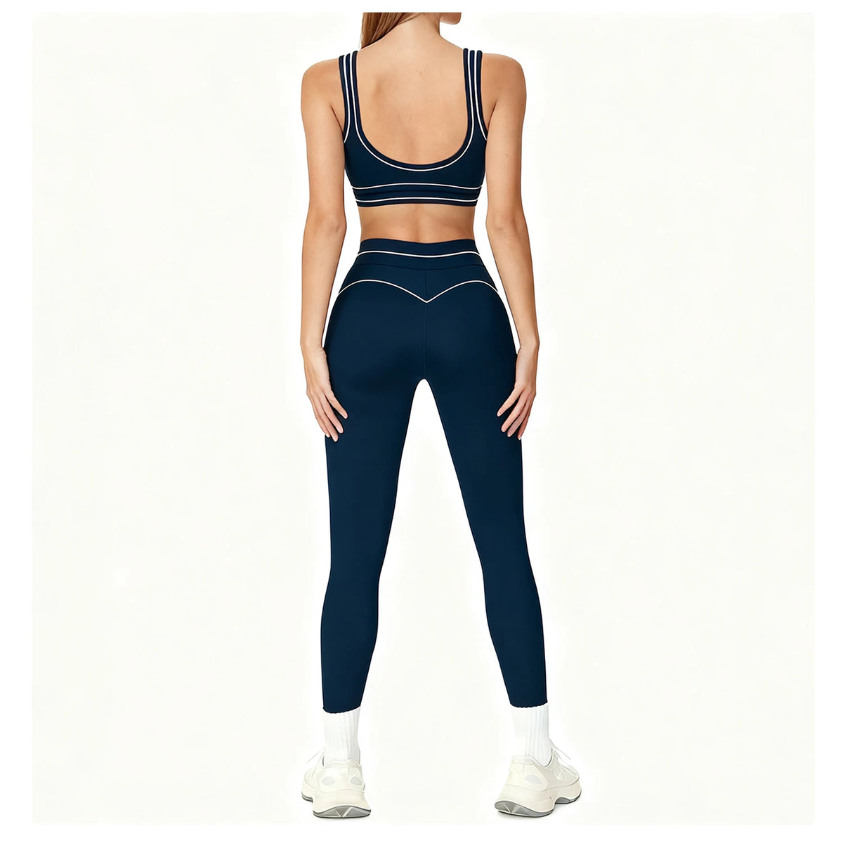 3D Line Leggings Set