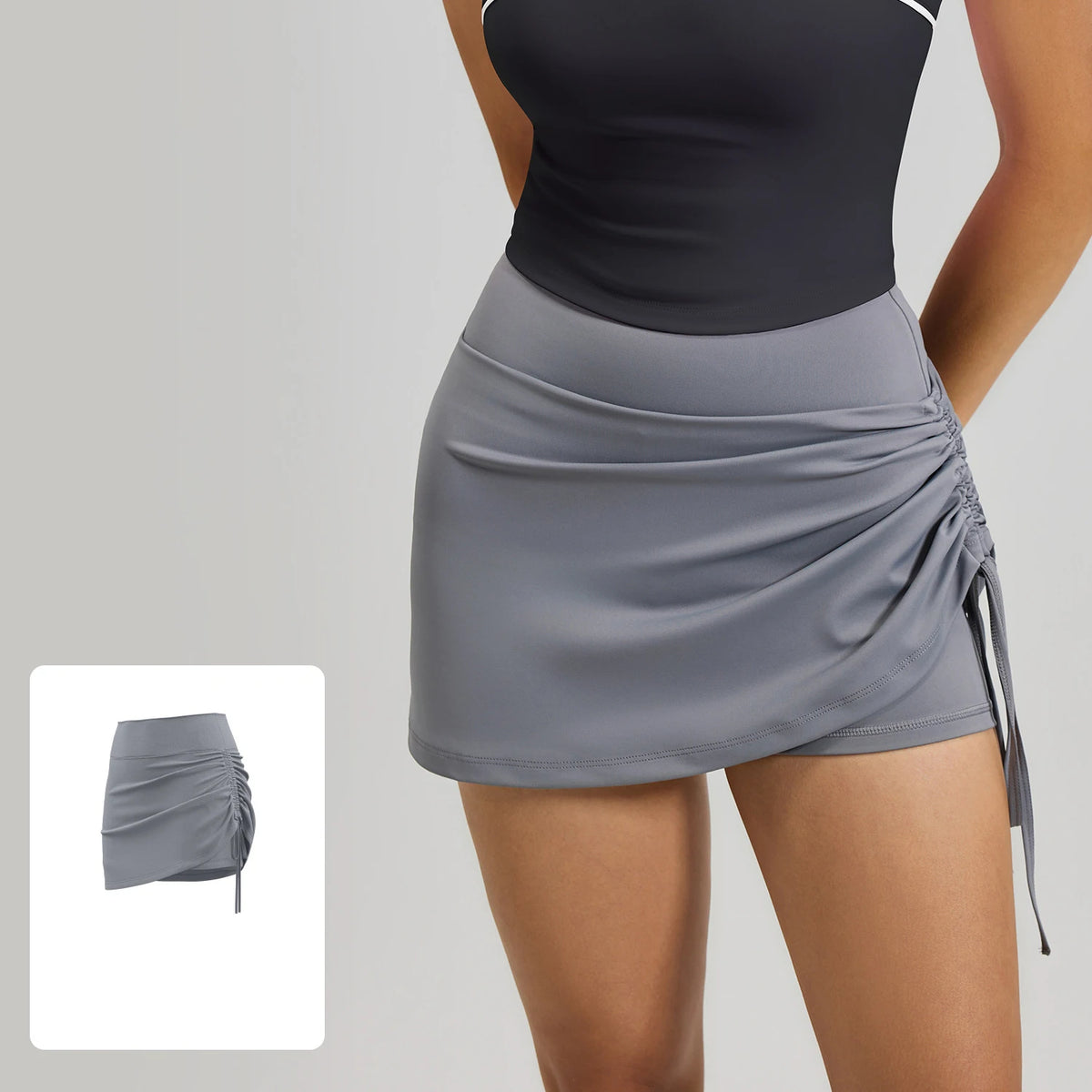 Ruffle Pleated Skort