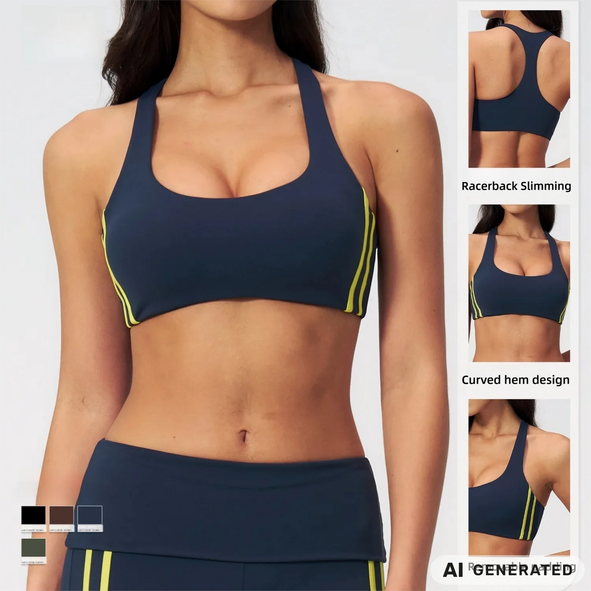 Racerback Halter Bra