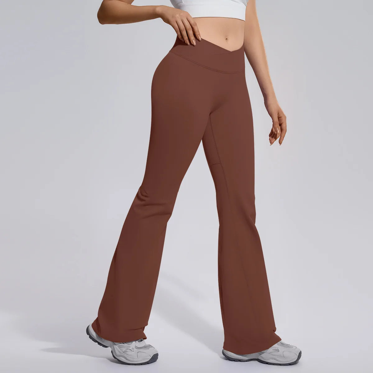 V-Cross Flare Leggings