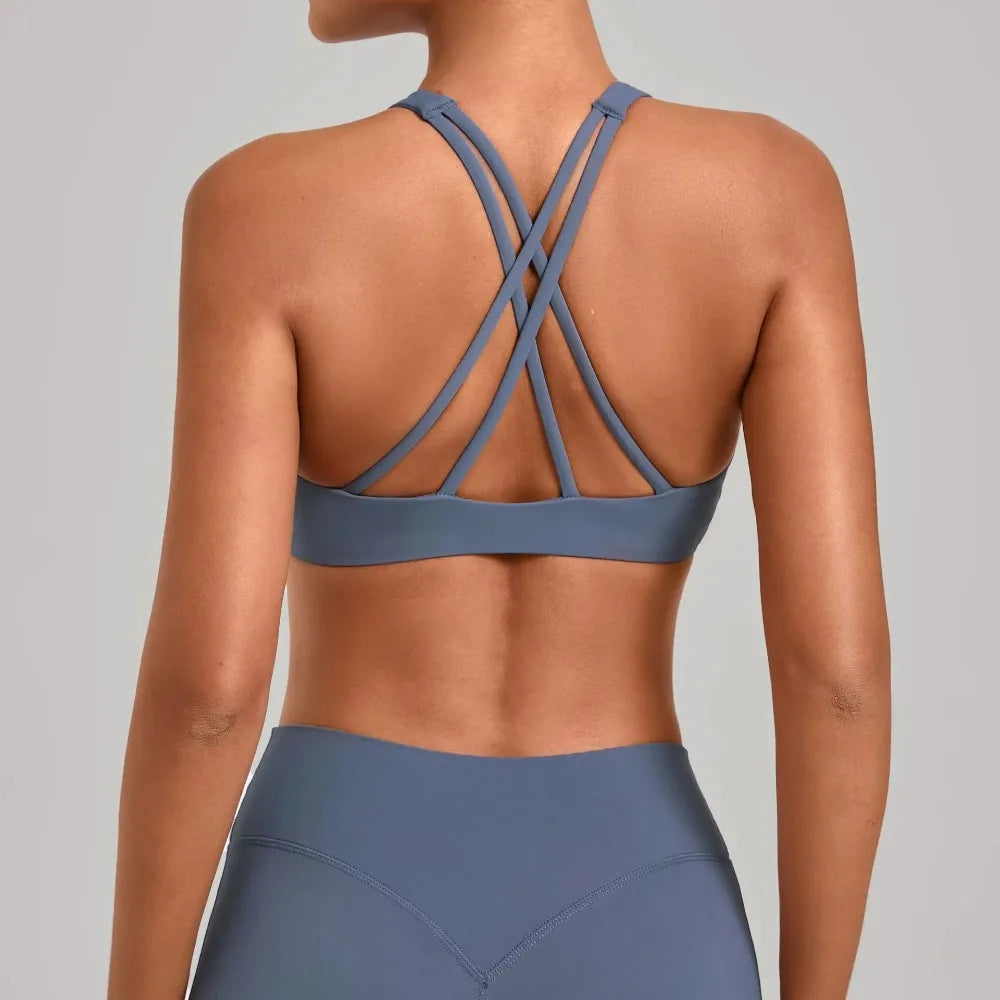 Cross-Back Sports Bra