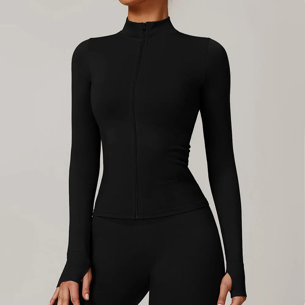 Seamless Stand Collar Jacket