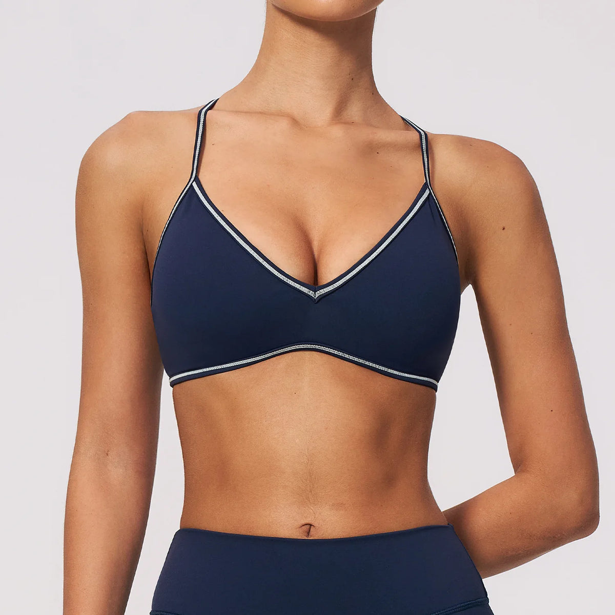 Deep-V T-Back Bra