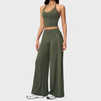 Y-Back Stripe Pants Set