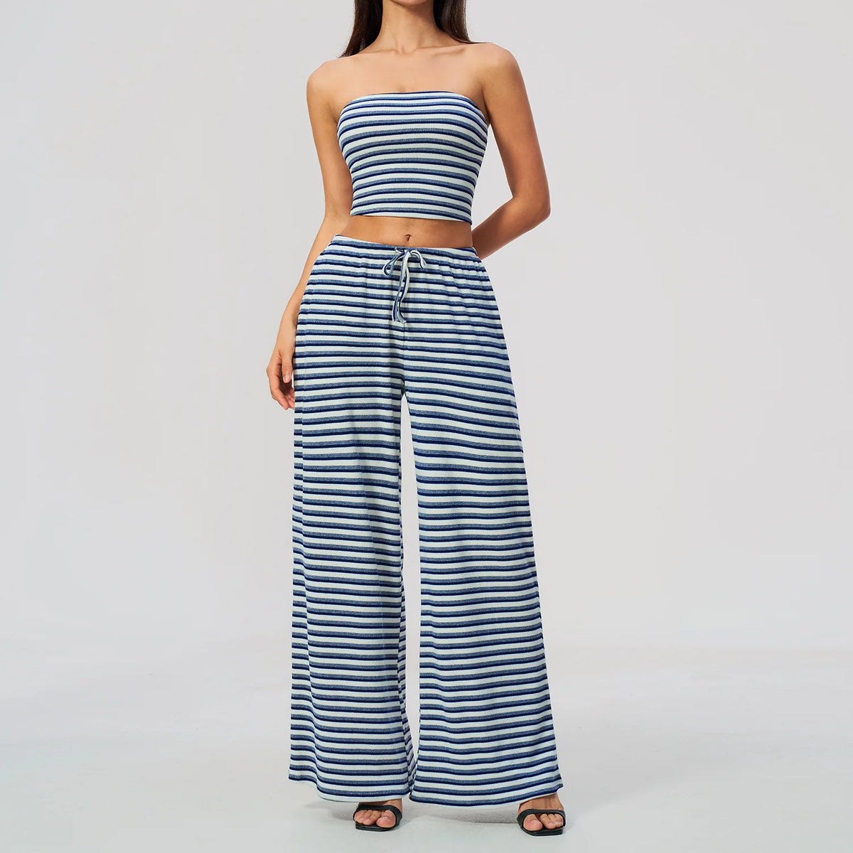 Ribbed Zip Top Set