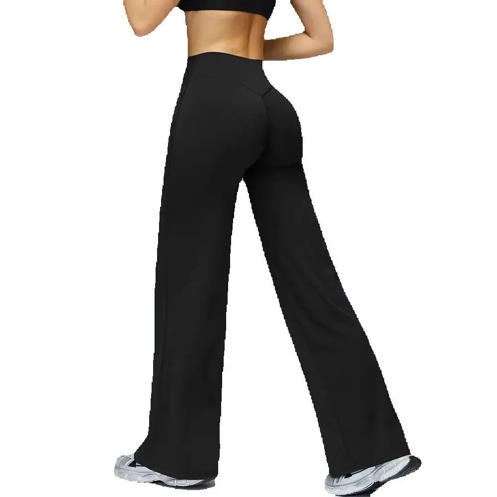 Shaped Hip Flare Pants