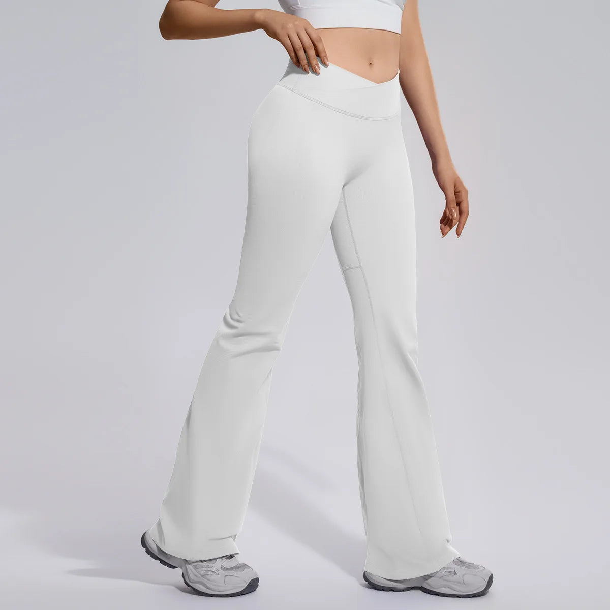 V-Cross Flare Leggings