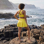 Cross-Back Skirt Set