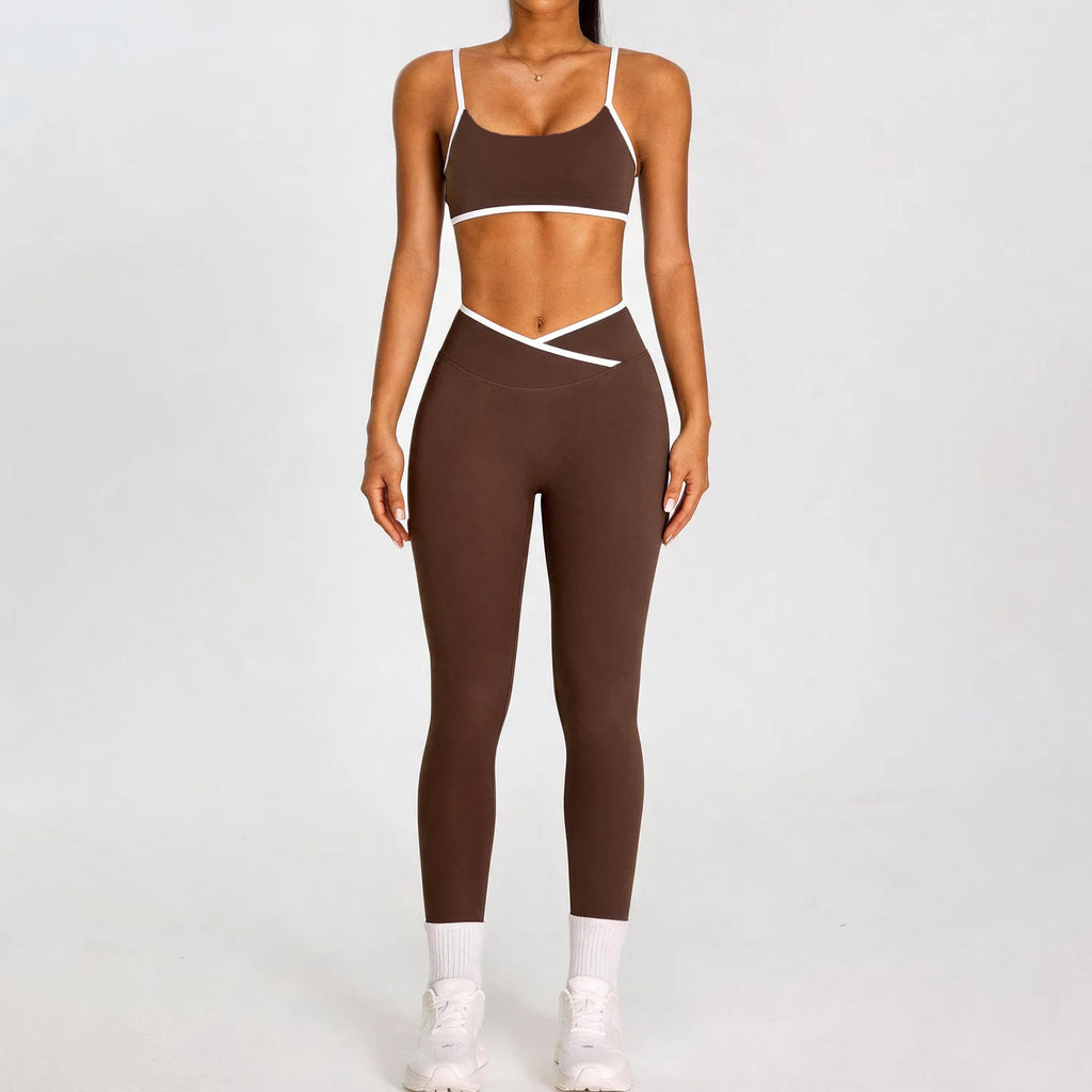 V-Cross Leggings Set