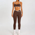 V-Cross Leggings Set