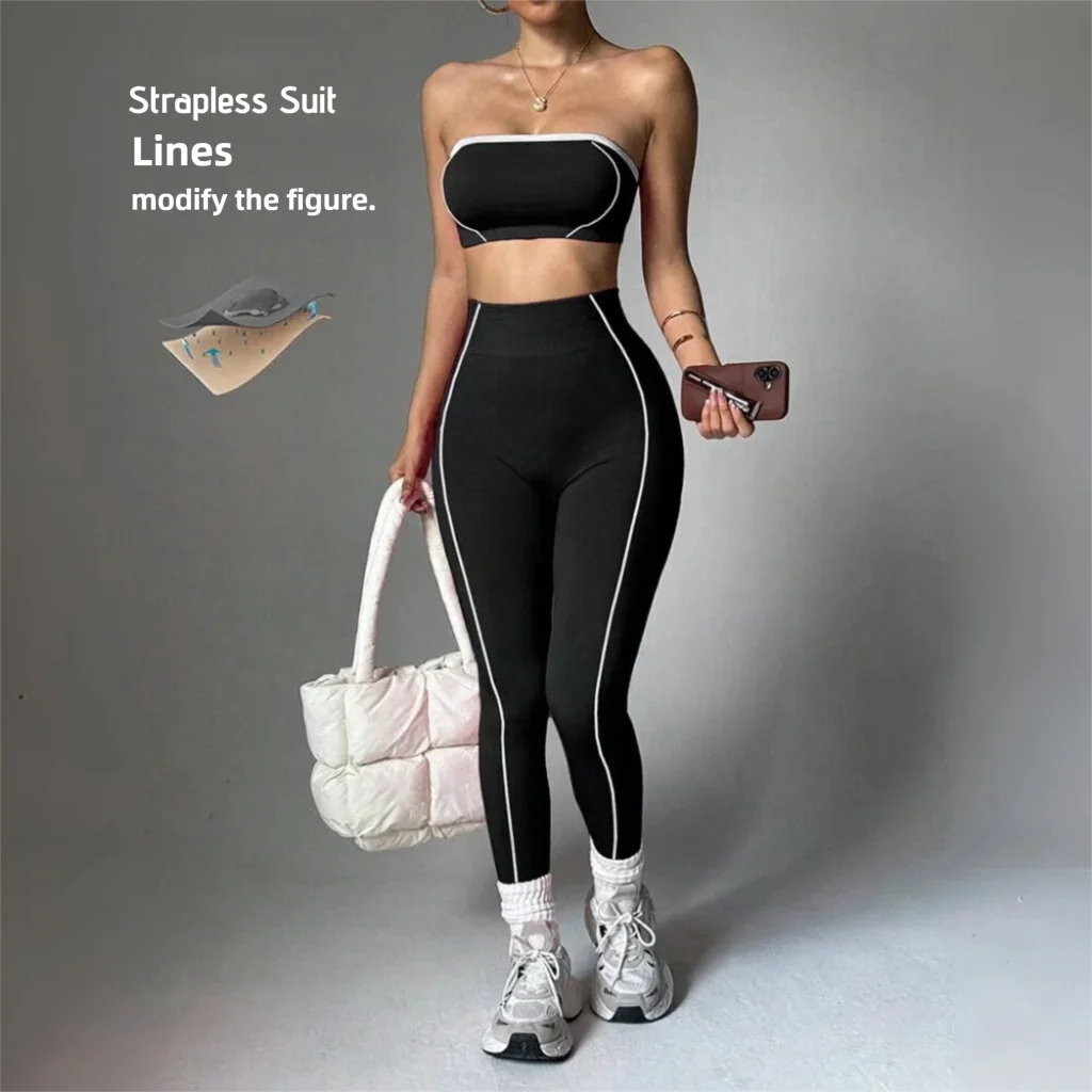Wrap Top Scrunch Set