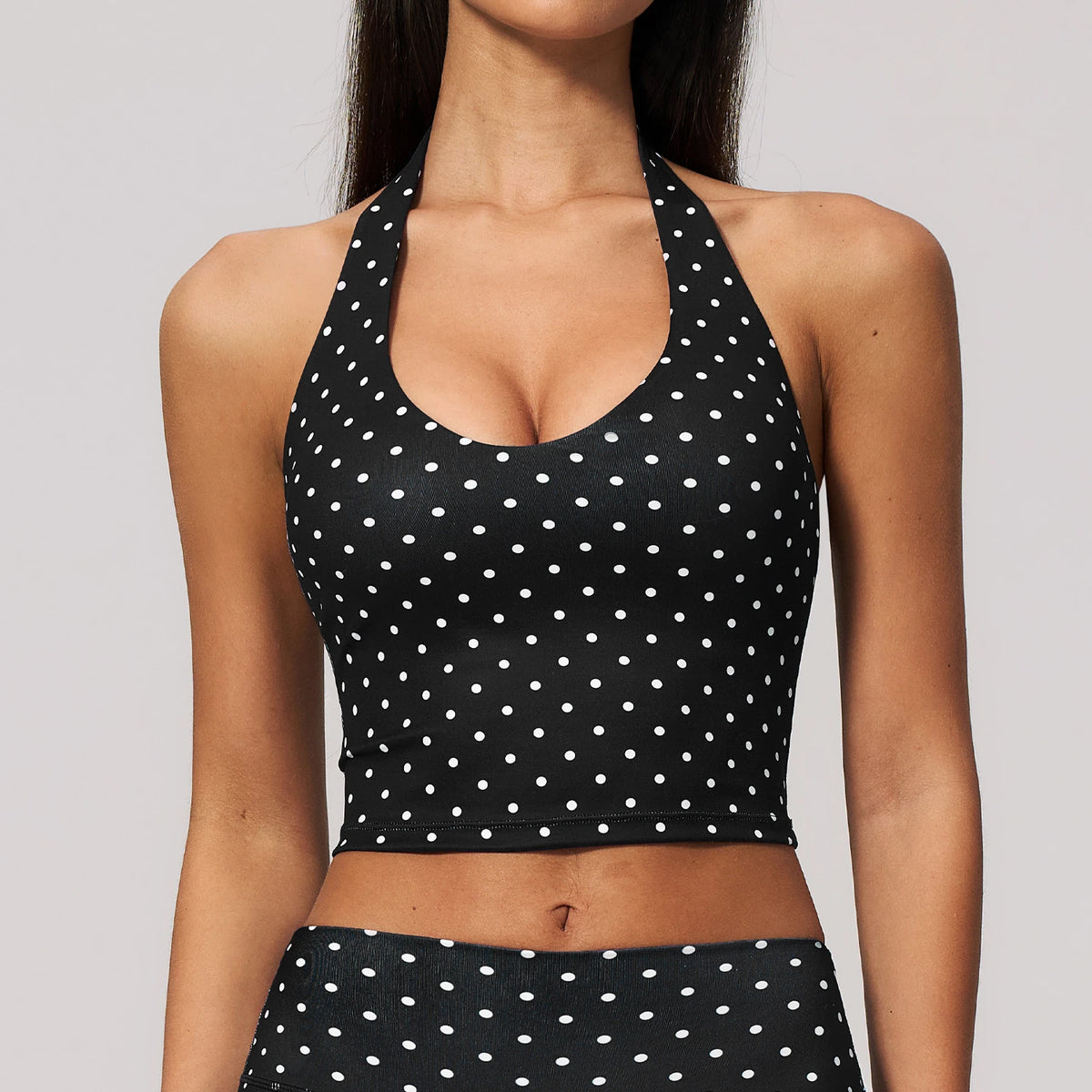 Polka Dot Halter Bra