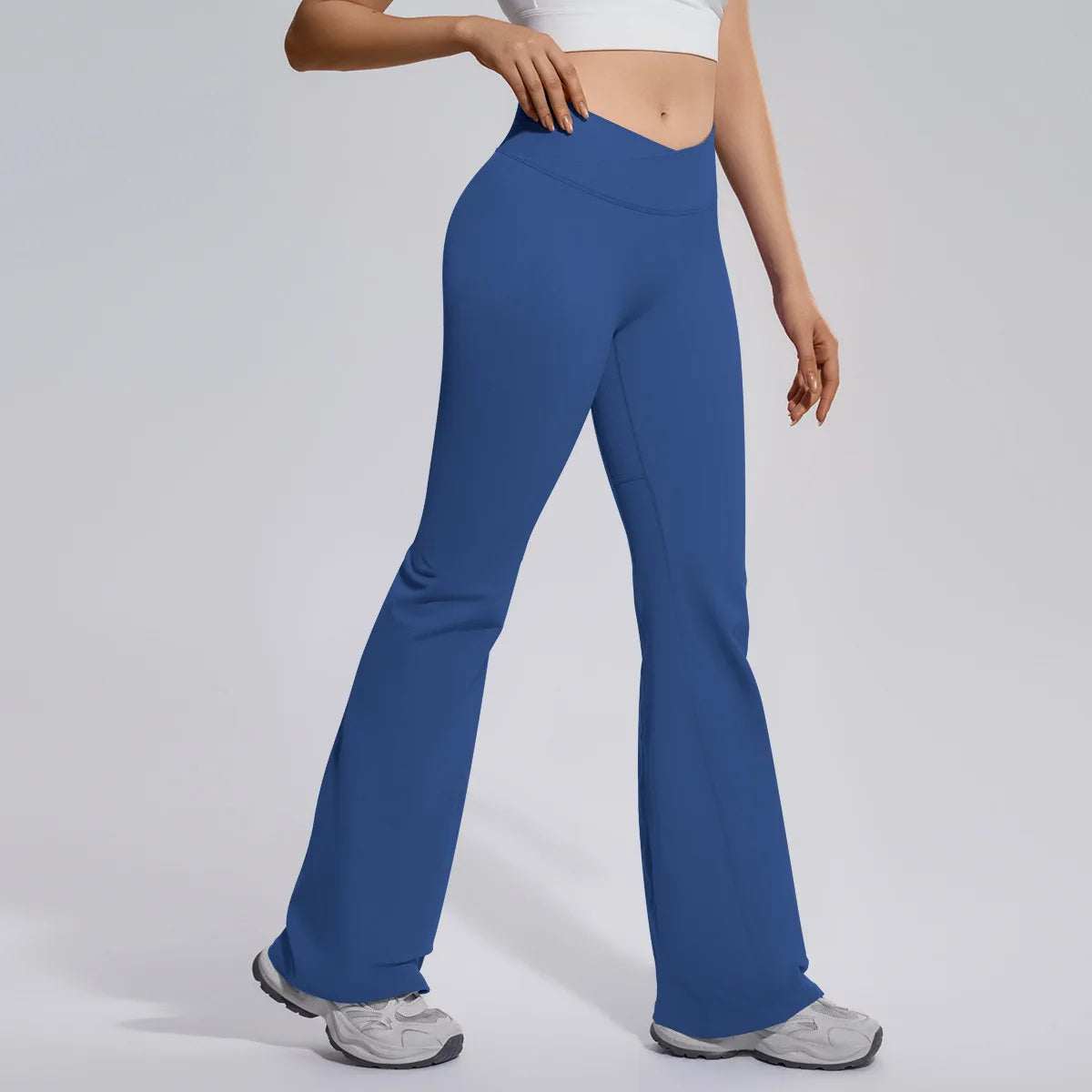 V-Cross Flare Leggings