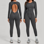 Long Sleeve Zip Romper