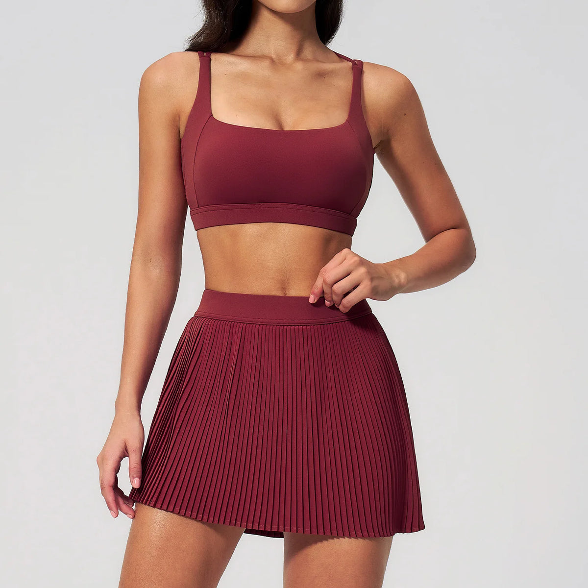 Bra Short Skirt Set
