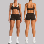 Halter Running Shorts Set