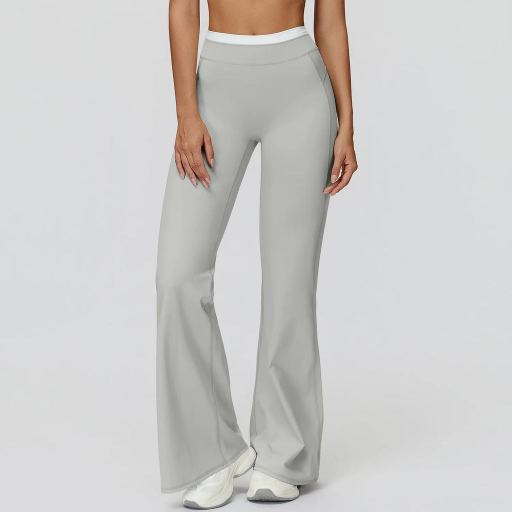 High-Rise Bootcut Pants