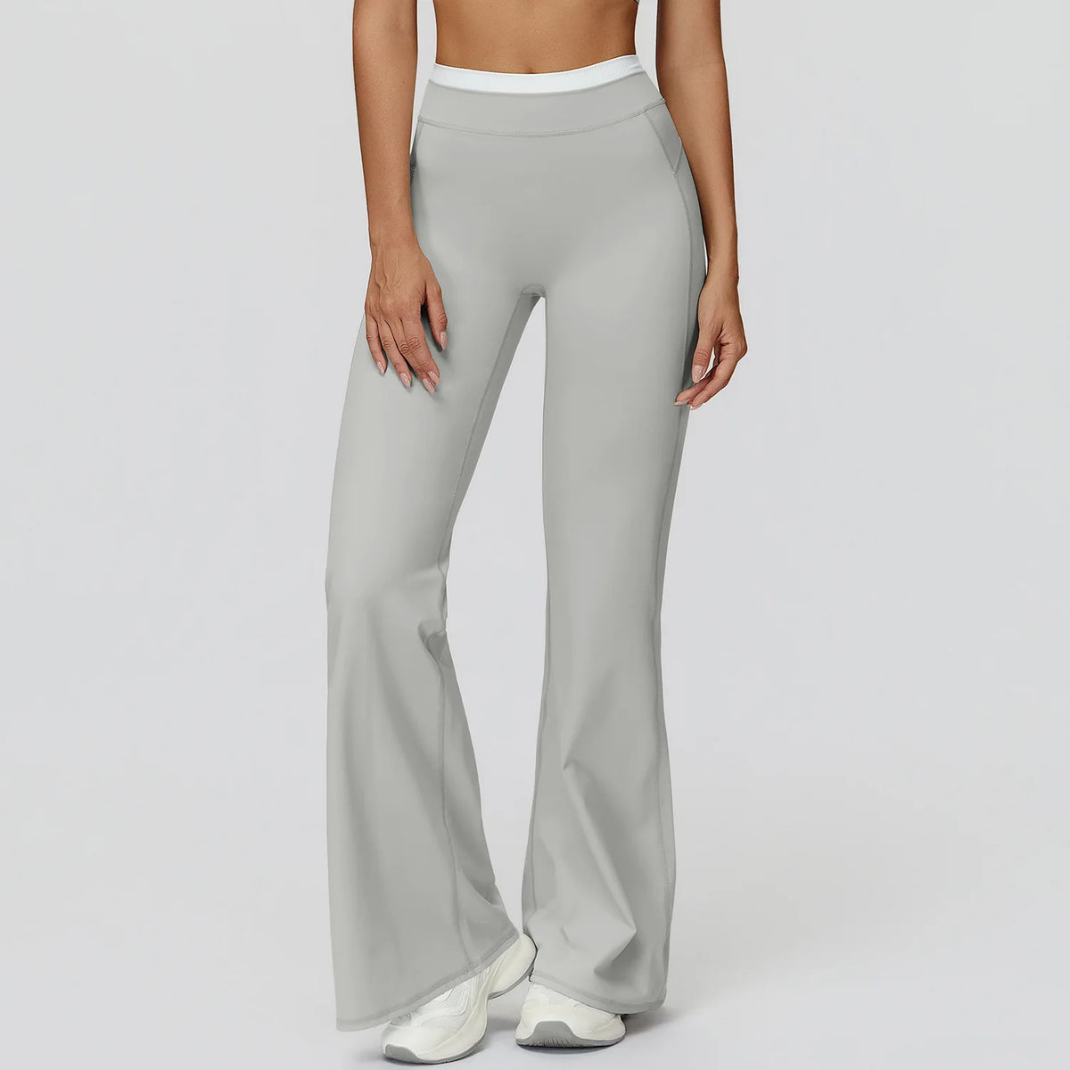 High-Rise Bootcut Pants