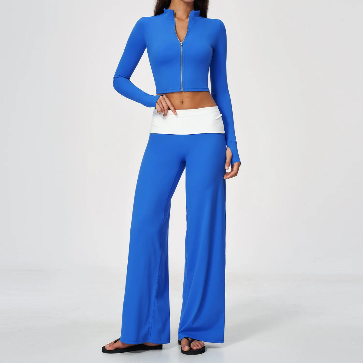 Zip Jacket Slim Set