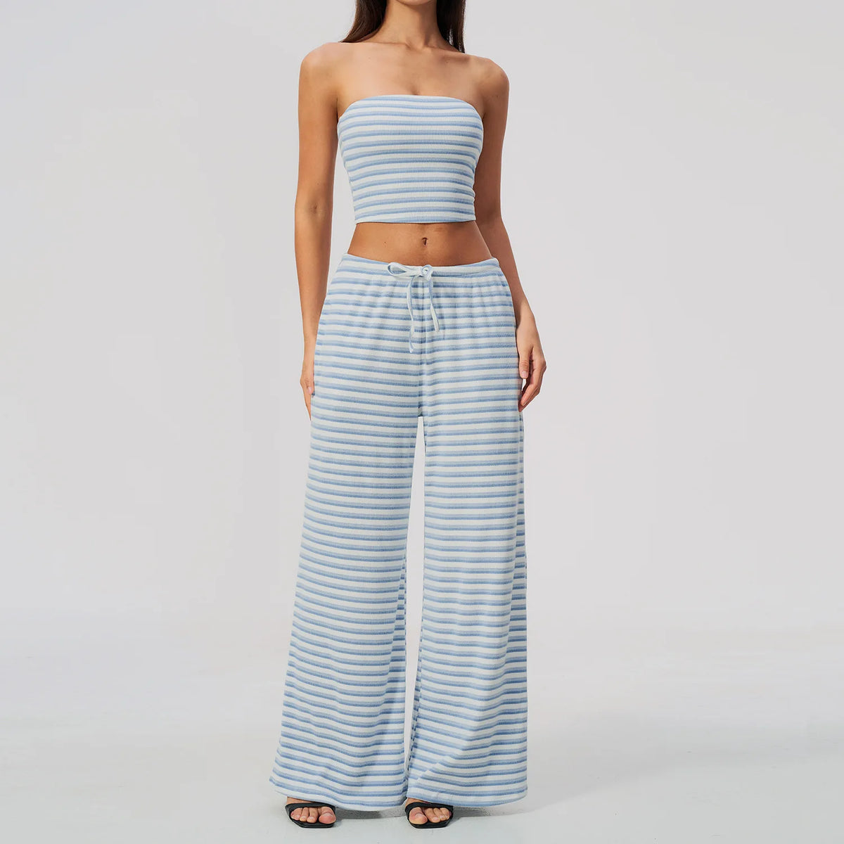 Ribbed Zip Top Set