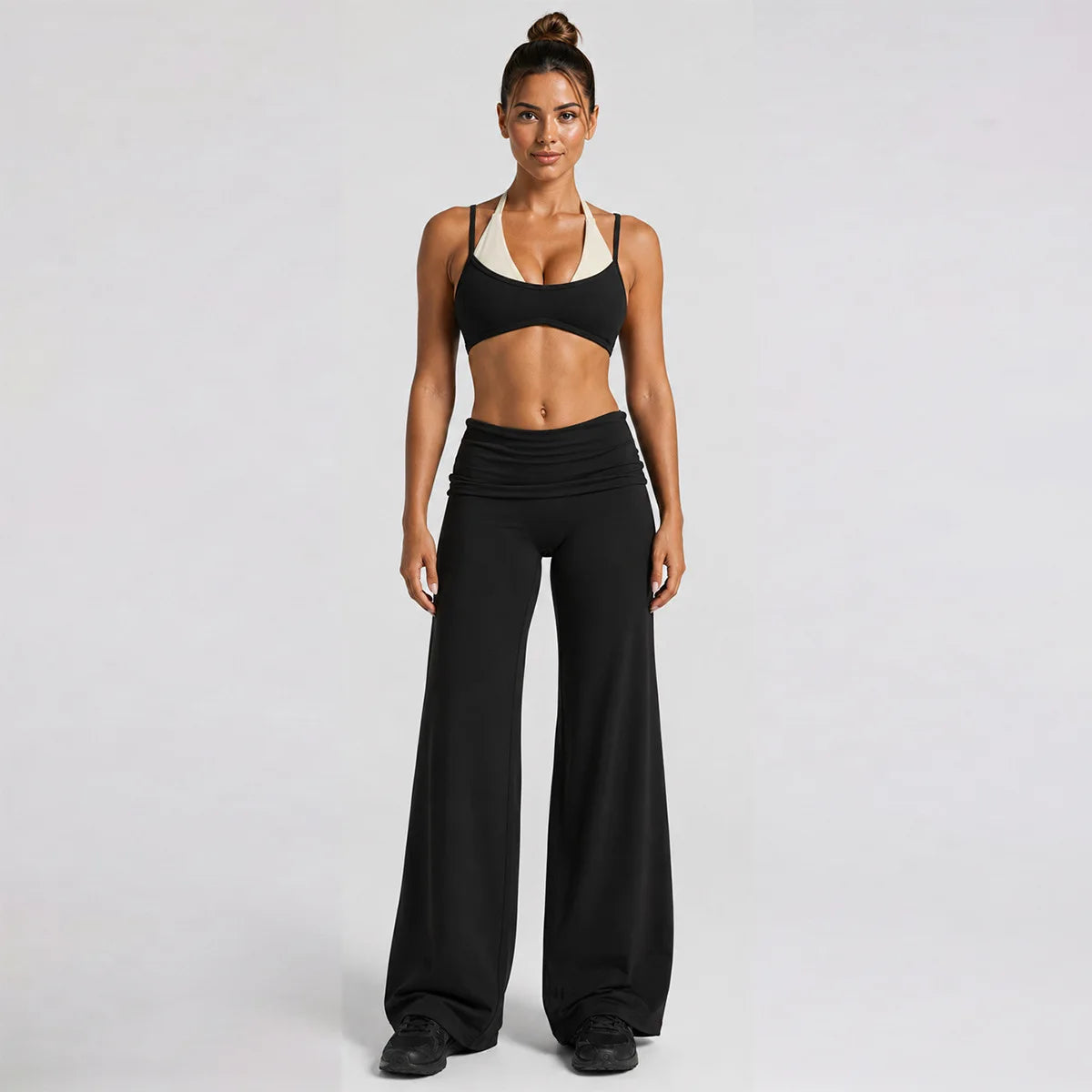 Faux Layer Pants Set