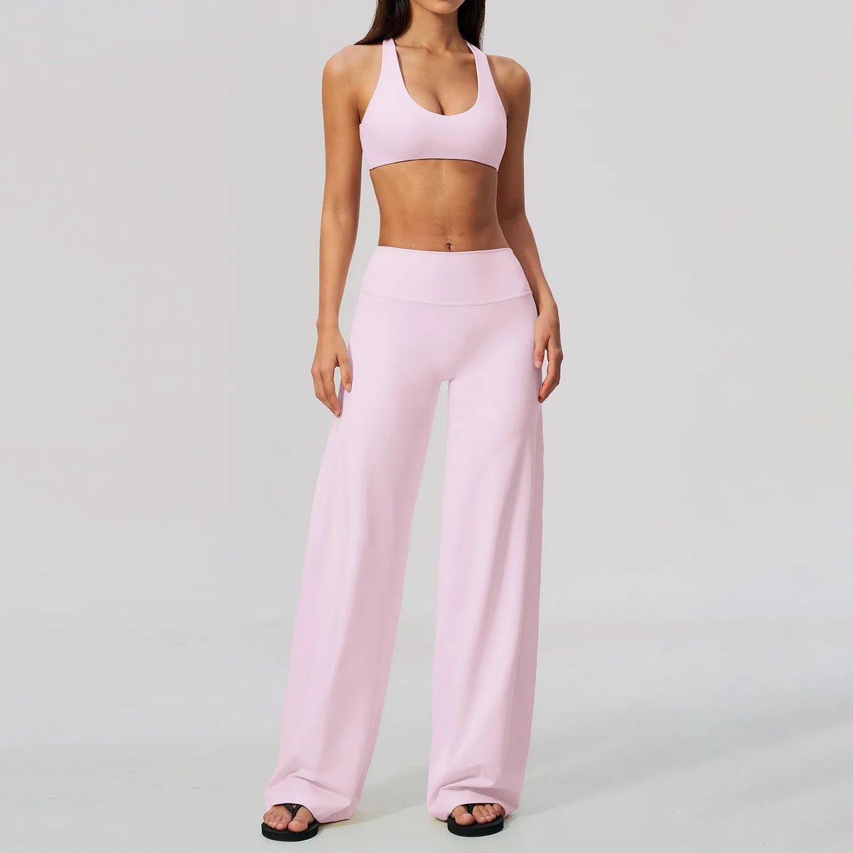 Zip Jacket Wide-Leg Set