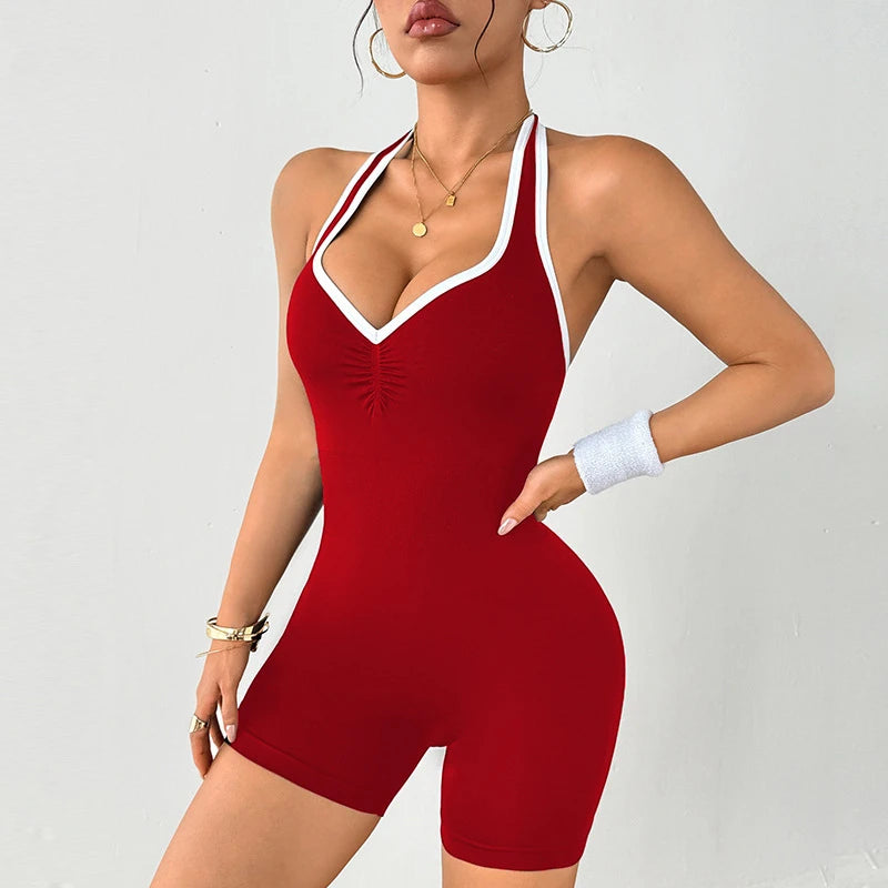 Sweetheart Halter Romper