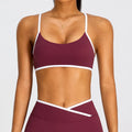 Contrast Strap Bra Tank