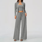 Ribbed Zip Top Set