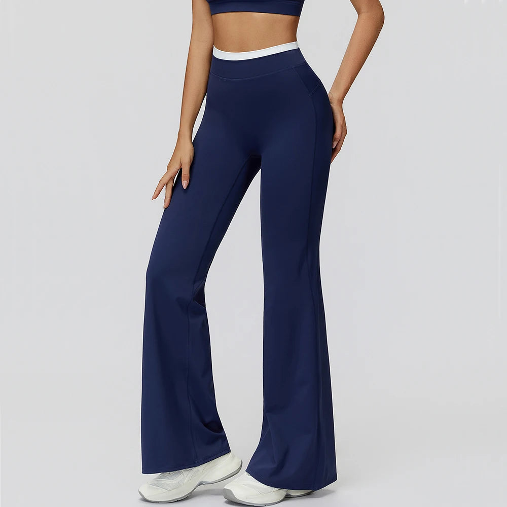 High-Rise Bootcut Pants
