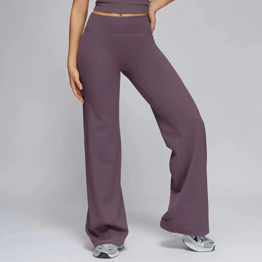 Shaped Hip Flare Pants