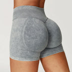 Sand-Washed Yoga Shorts