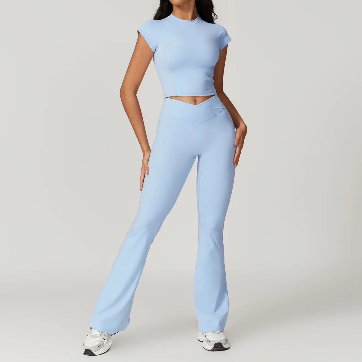 Crop Tee Leggings Set