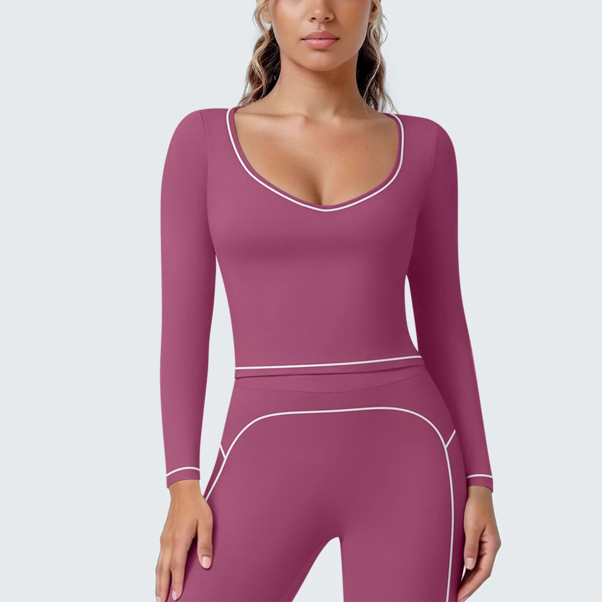 Scoop Neck Crop Tee