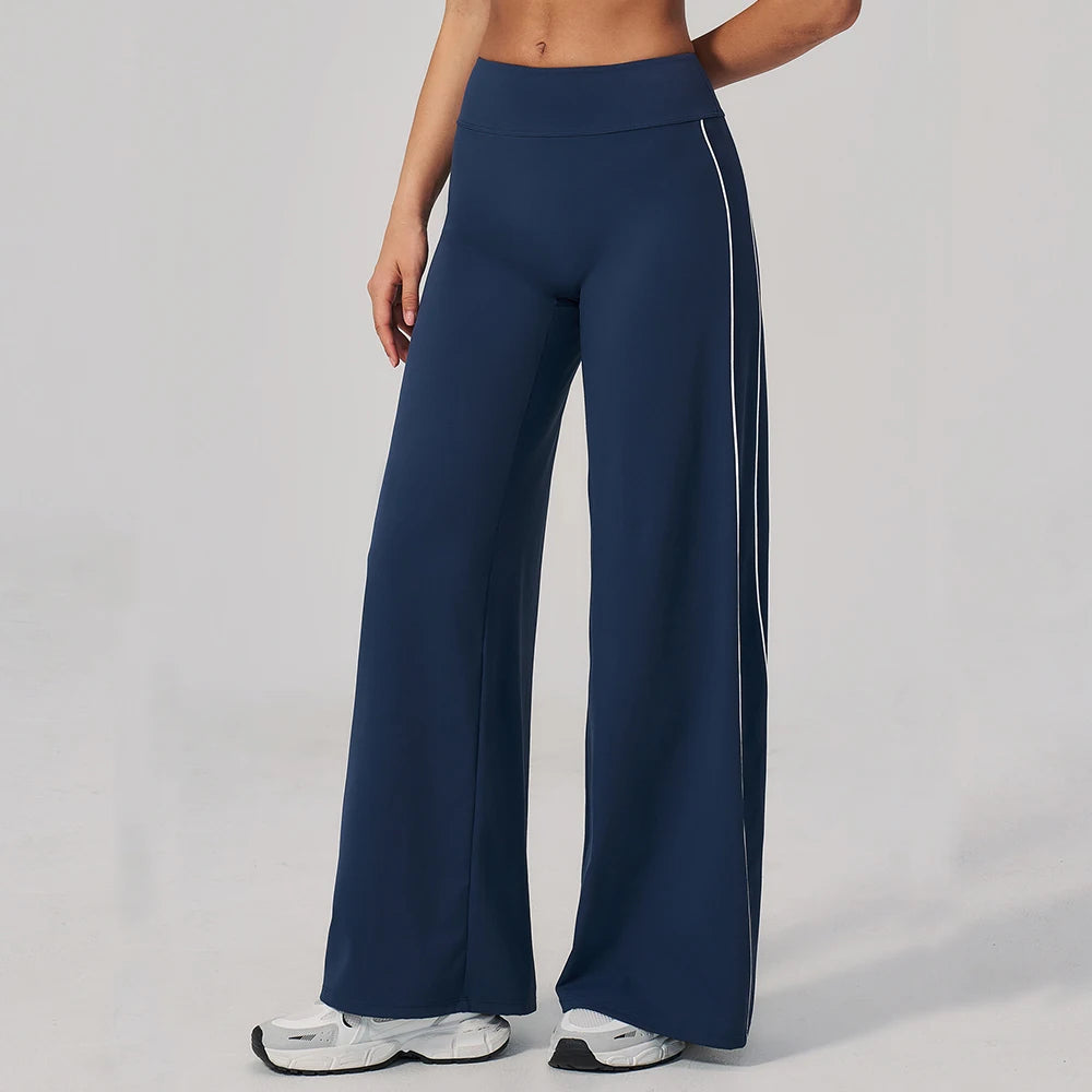High-Rise Straight Pants