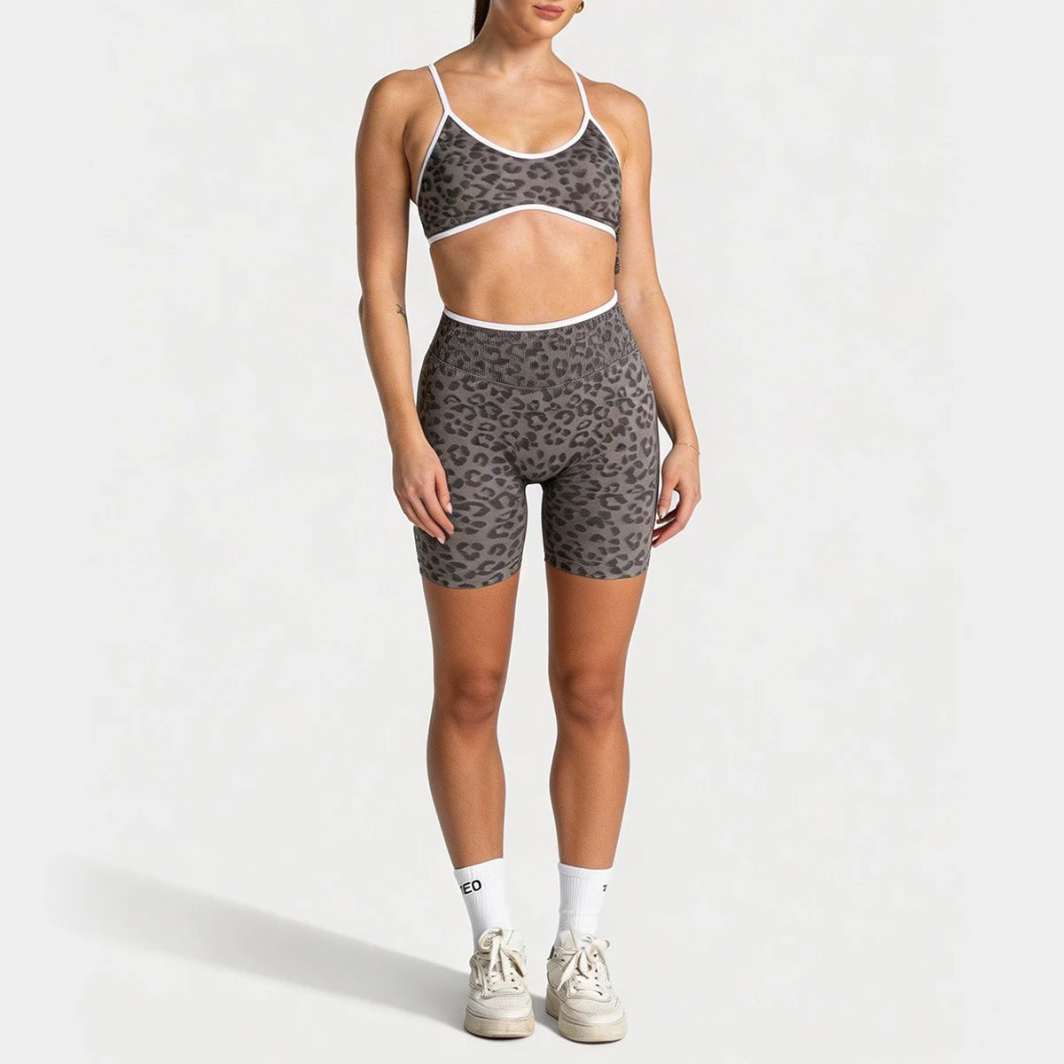 Leopard Bra Shorts Set