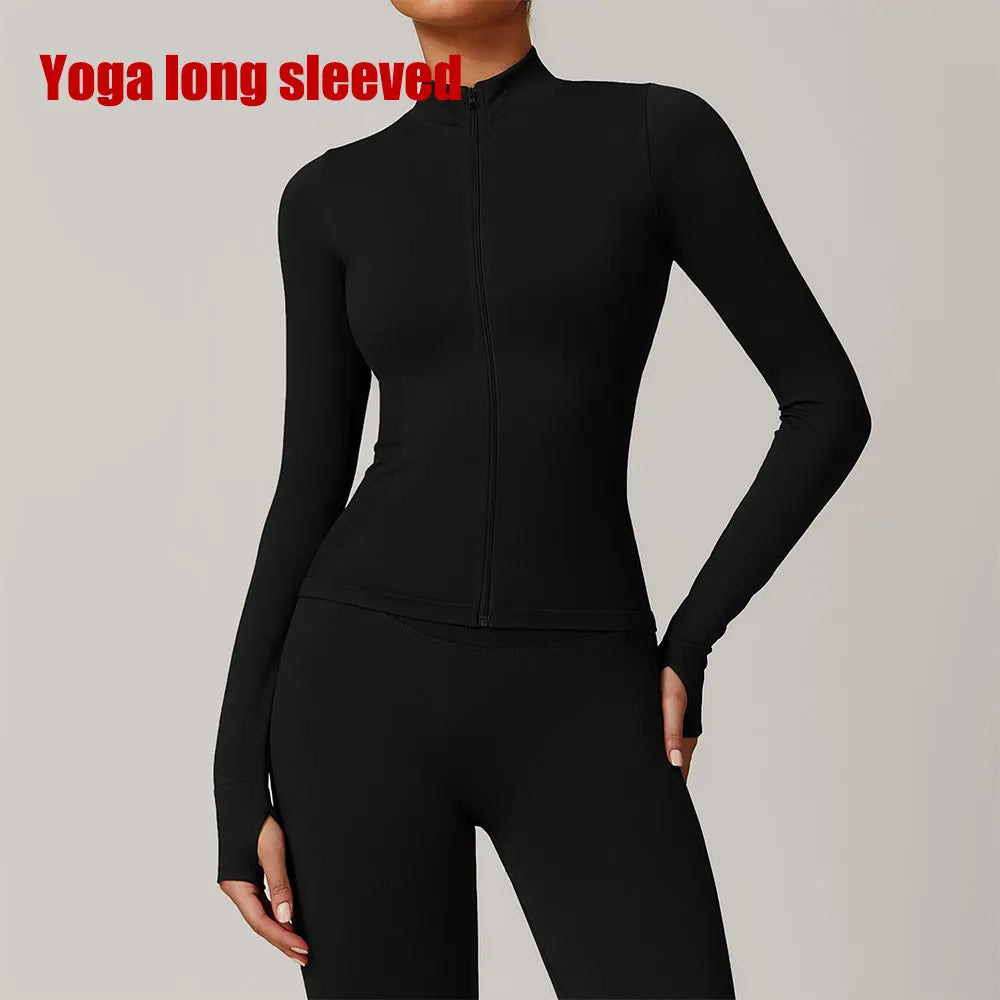 Seamless Stand Collar Jacket