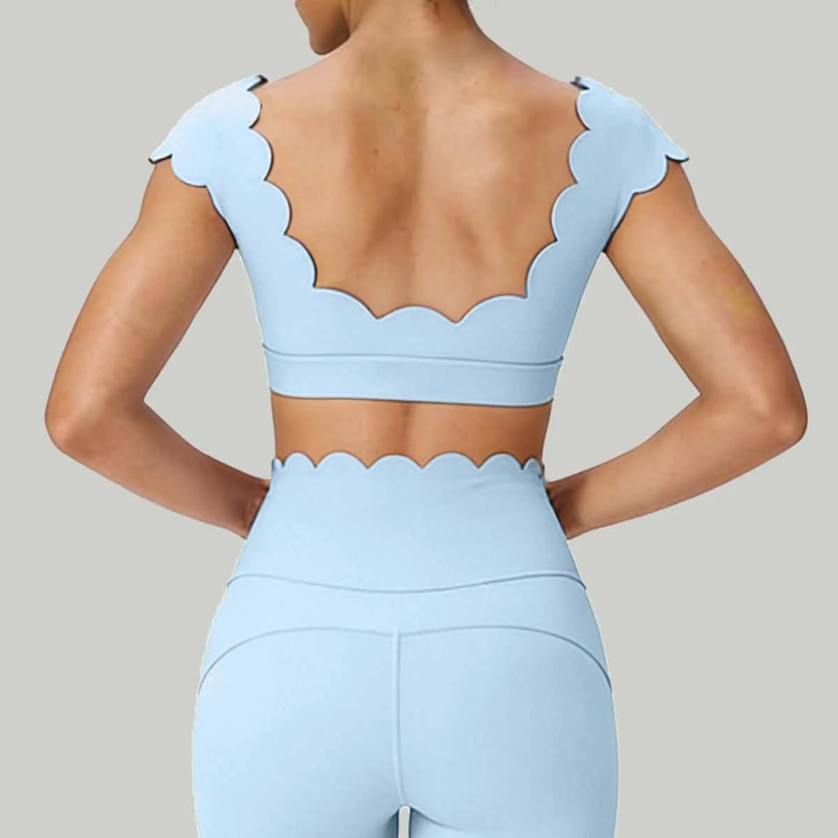 Short Sleeve Bra Top