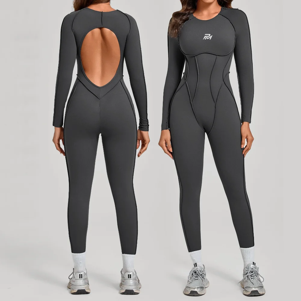 Long Sleeve Zip Romper