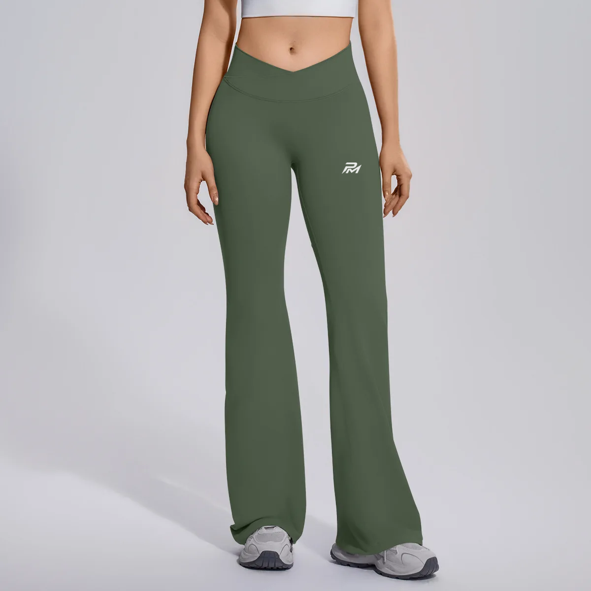 V-Cross Flare Leggings